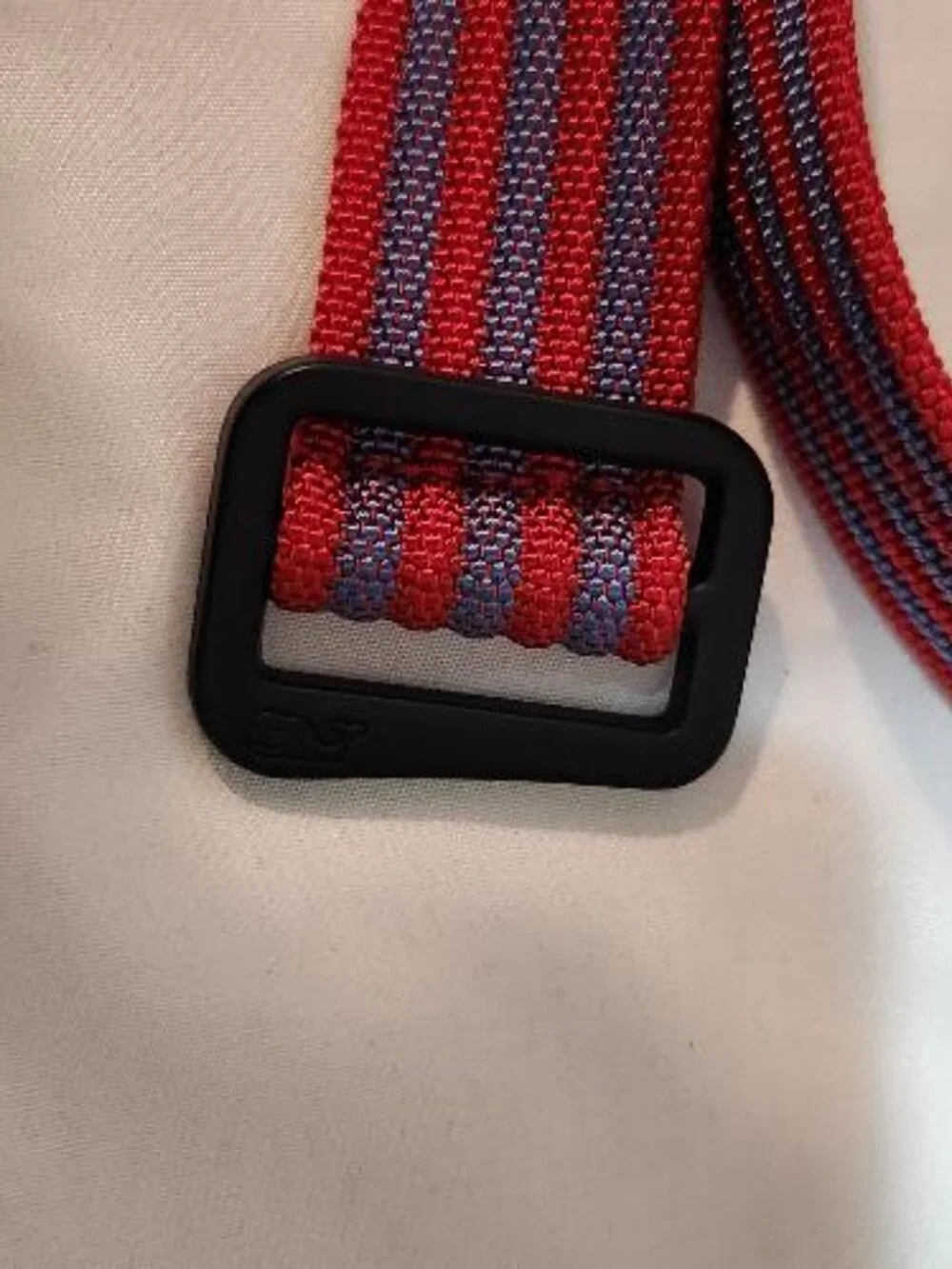 Vineyard Vines Patriot Red Blue Stripe Tech D-Ring Boys L